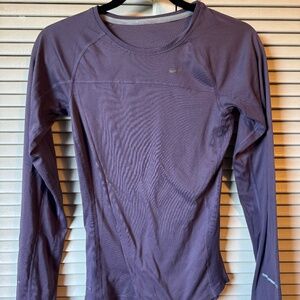 Nike Dri-Fit Long Sleeve Athletic Top – Purple, Size XS